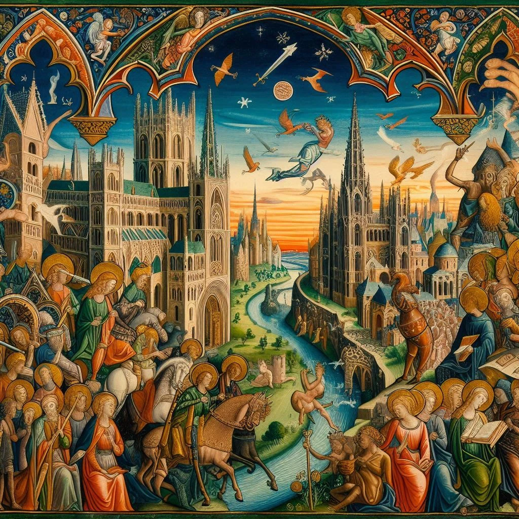 image about فنون العصور الوسطى في أوروبا: رحلة بين القداسة، المعارك وعبقرية النهضة