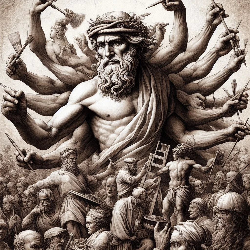 image about ميشيلانجيلو بوناروتي: عبقري عصر النهضة وسيد النحت والعمارة