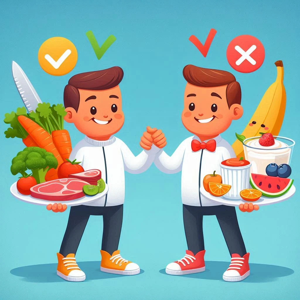 image about ميزان التغذية: تحليل شامل للحميات منخفضة الكربوهيدرات مقابل الأنظمة الغذائية قليلة الدسم من منظور علمي