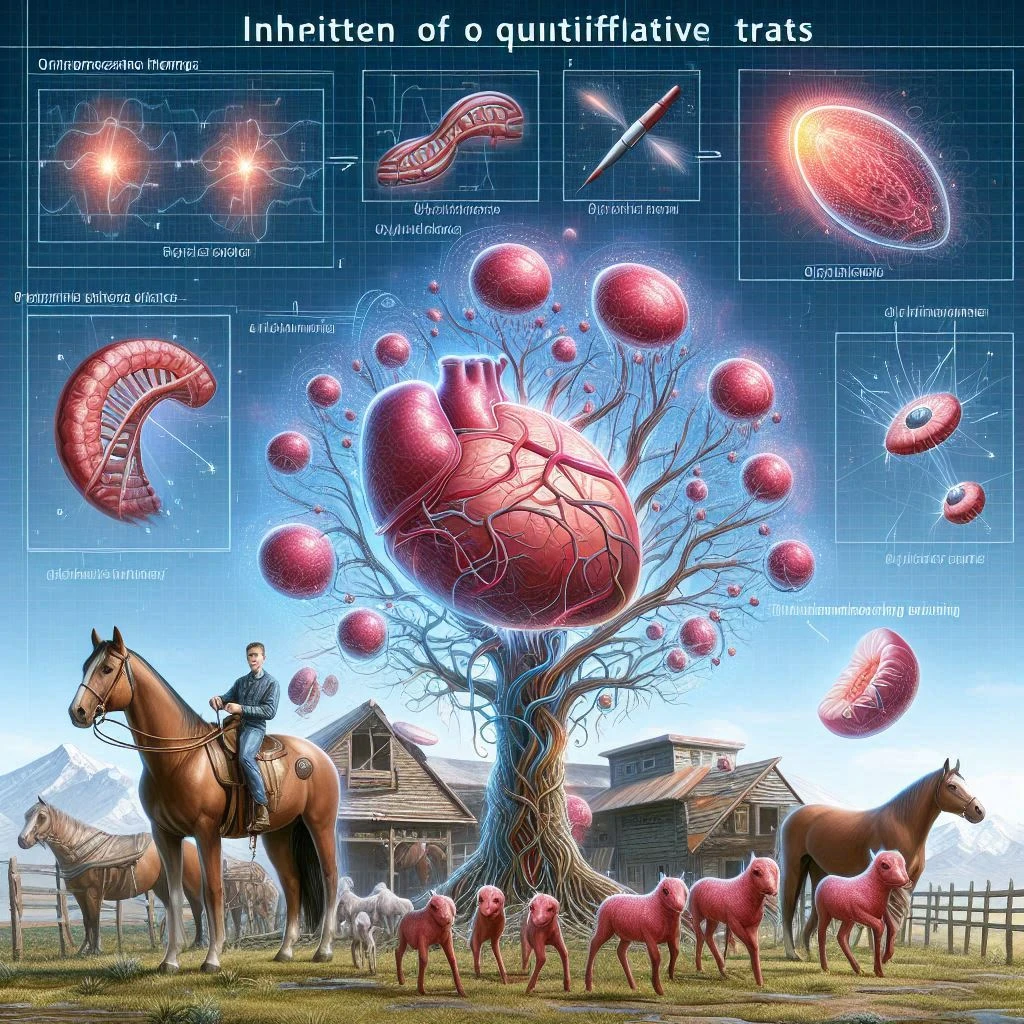 image about وراثة الصفات الكمية (Quantitative Genetics): الأسس المنهجية لتصميم برامج التربية الفعالة