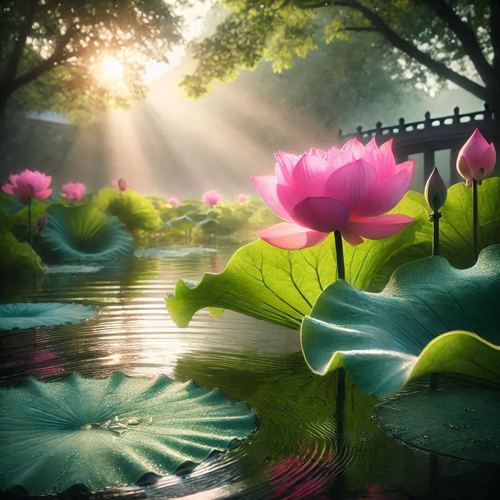 image about زهرة اللوتس: أيقونة الجمال الطاهر والرمزية الخالدة عبر الحضارات.