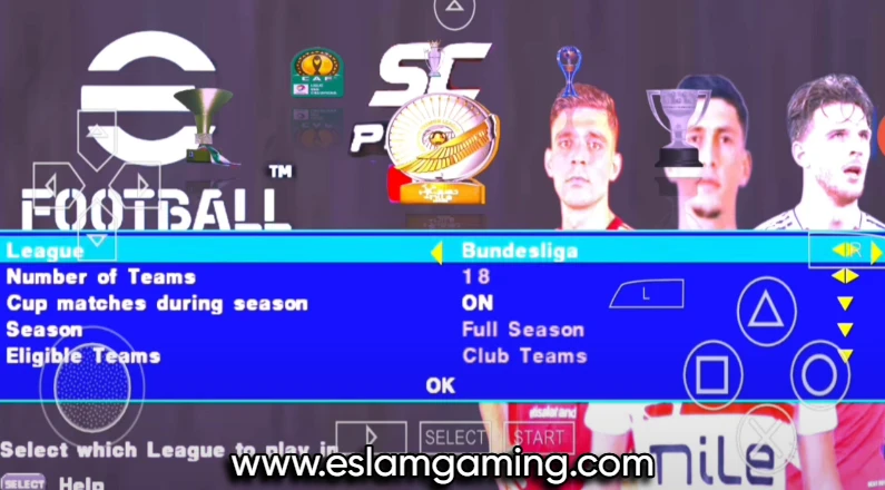 image about تحميل لعبة Pes 2025 Psp بالدوري المصري والسعودي ودوري ابطال افريقيا بتعليق عصام الشوالي