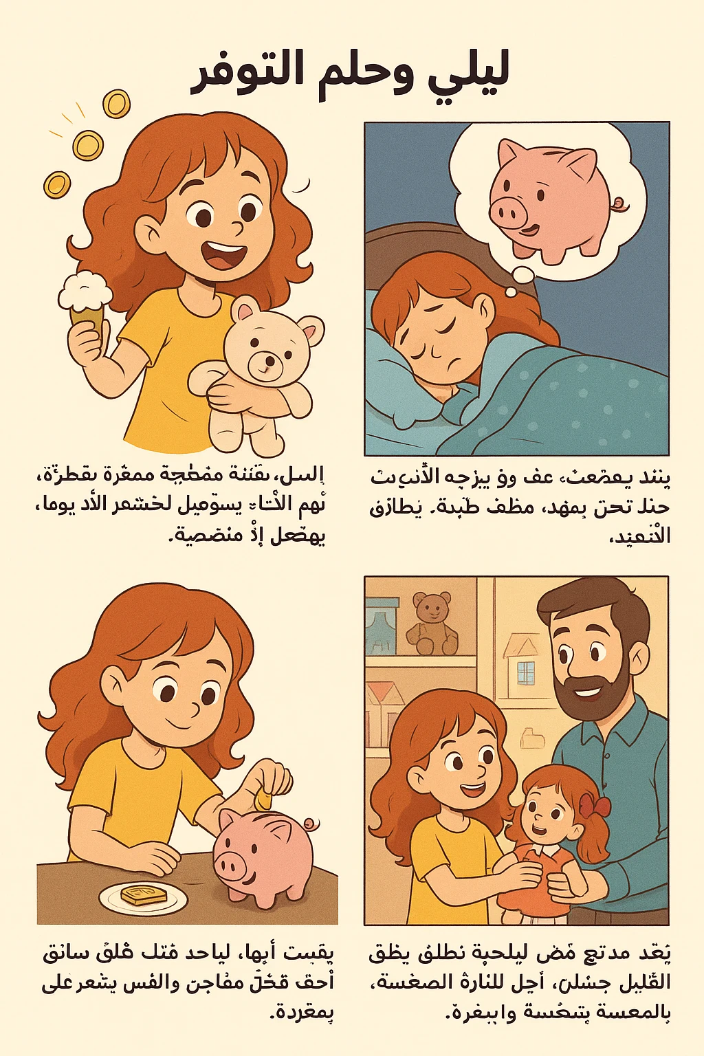 image about قصة ليلى وحلم التوفير