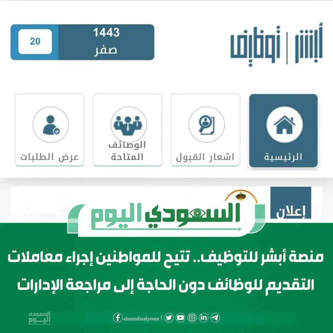 image about أبشر توظيف: بوابتك للفرص الوظيفية في المملكة العربية السعودية