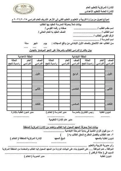 image about الدليل الشامل للتحويل بين الأزهر والتربية والتعليم – كل ما تحتاجه في 5 دقائق