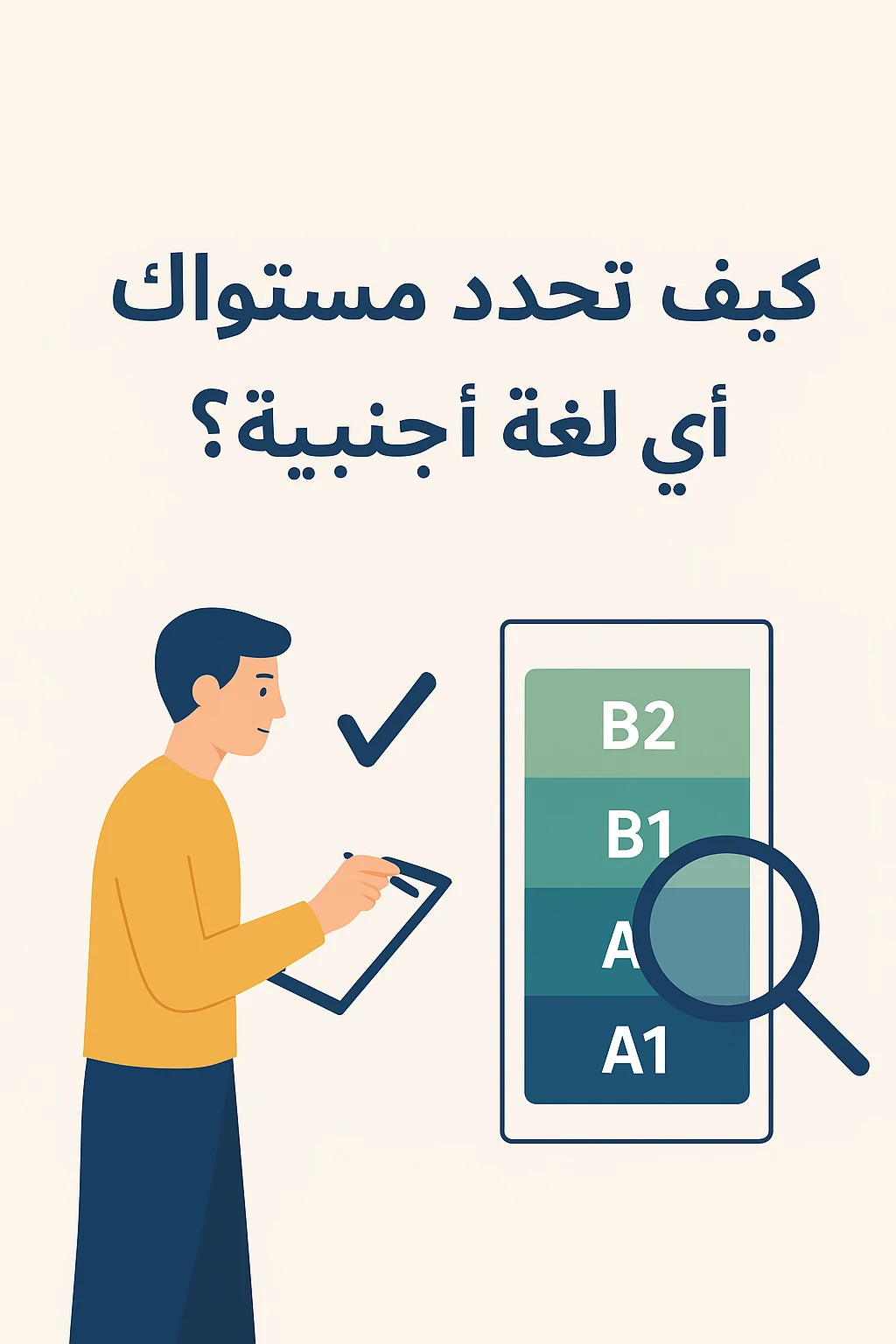 image about كيف تحدد مستواك في أي لغة أجنبية؟
