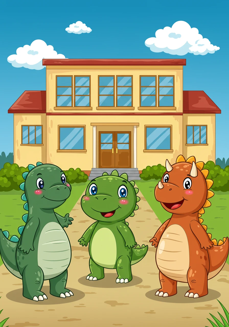 image about A Day at Dinosaur School