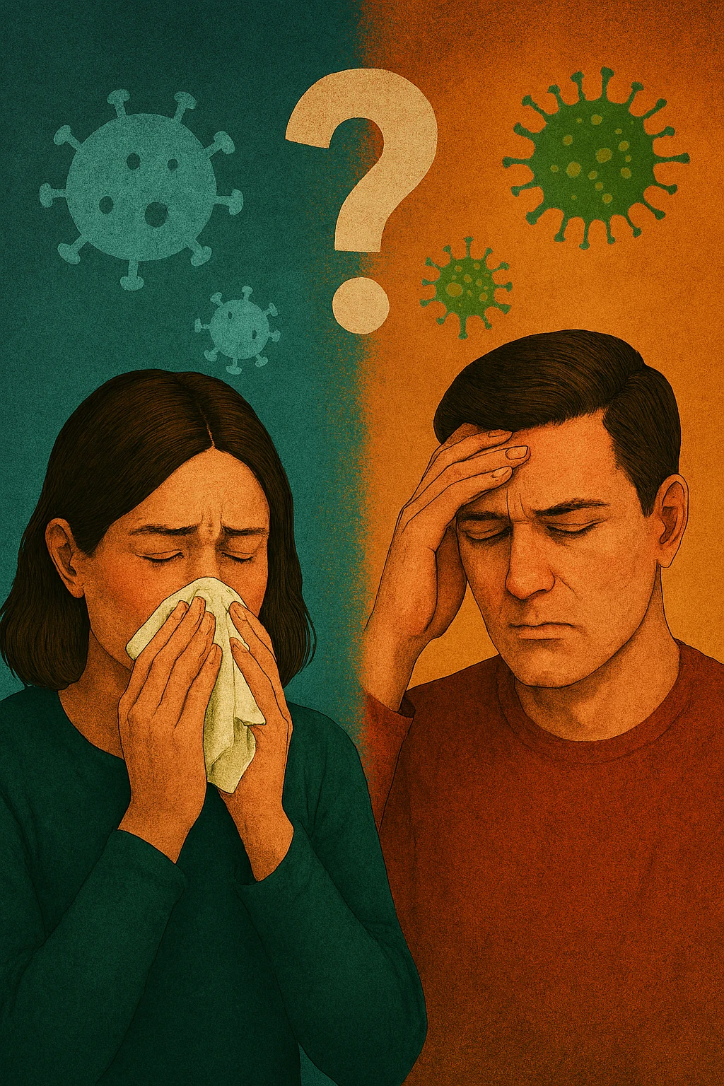 image about ✨ ما الفرق بين نزلة البرد والإنفلونزا؟ 🤔🤧
