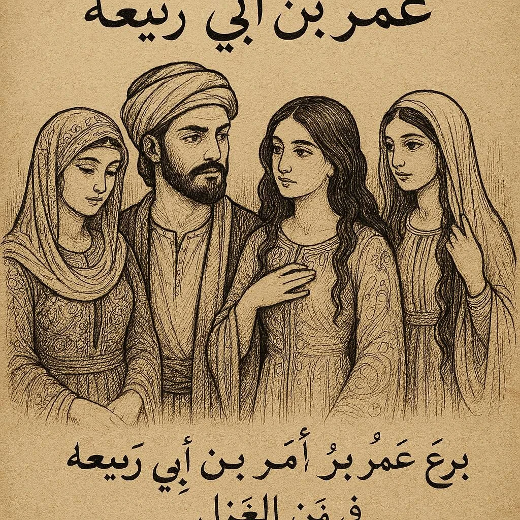 image about الشاعر عمر بن أبي ربيعة ووصف المرأة