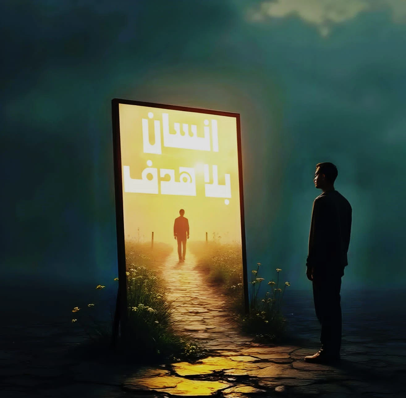 image about رواية إنسان يعيش بلا هدف