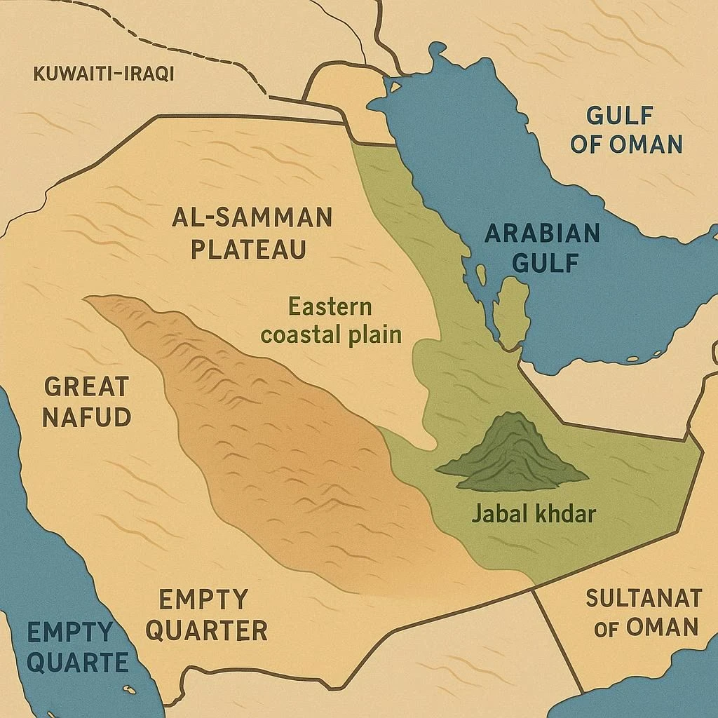image about جغرافية المملكة العربية السعودية