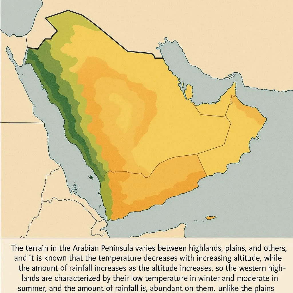 image about جغرافية المملكة العربية السعودية