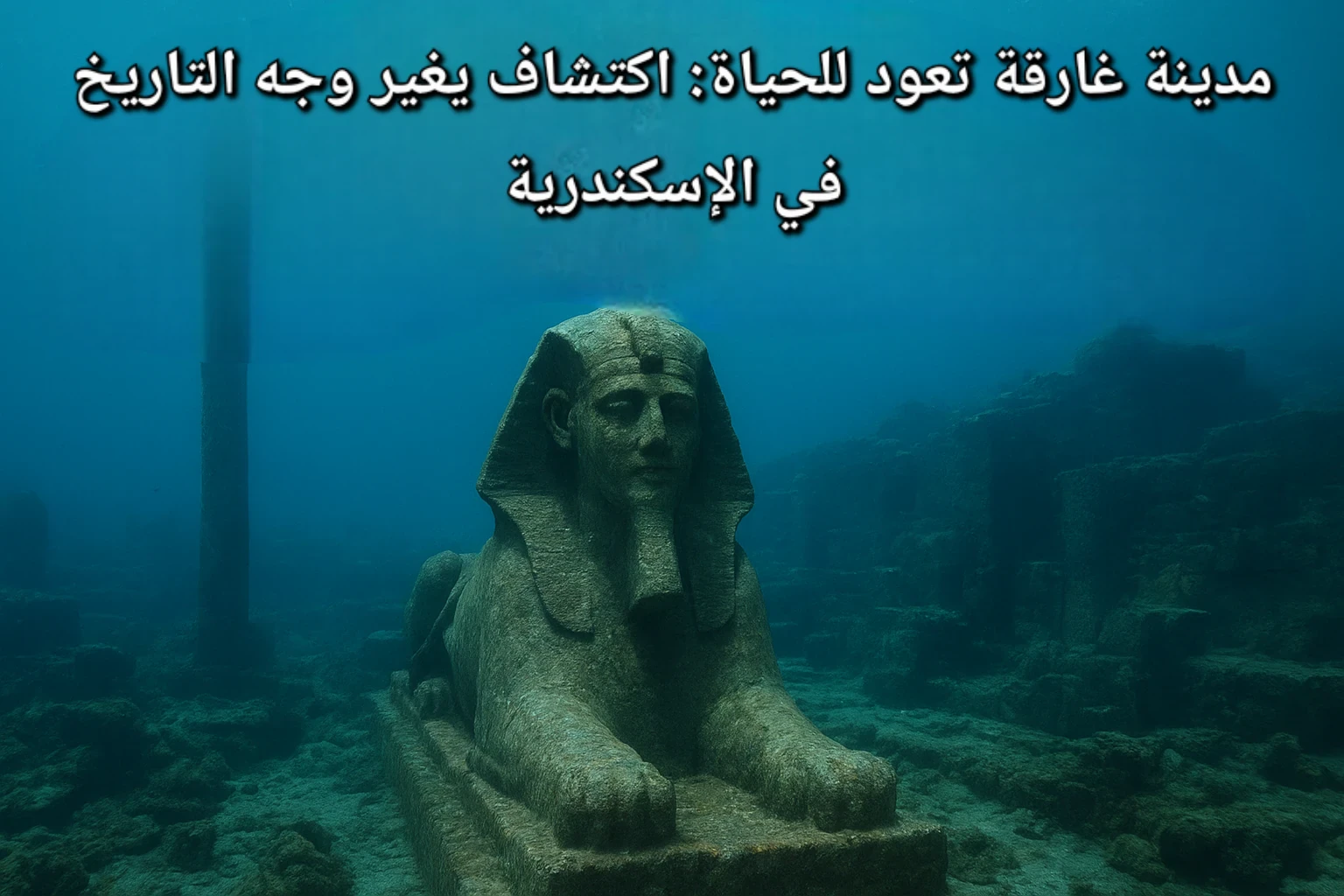 image about اكتشاف مدينة غارقة في الإسكندرية: سر من أعماق خليج أبو قير