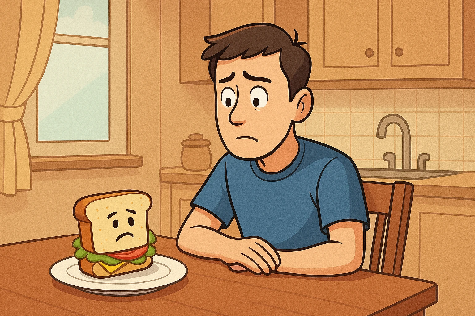 image about السندوتش اللي رفض يتاكل 🥪