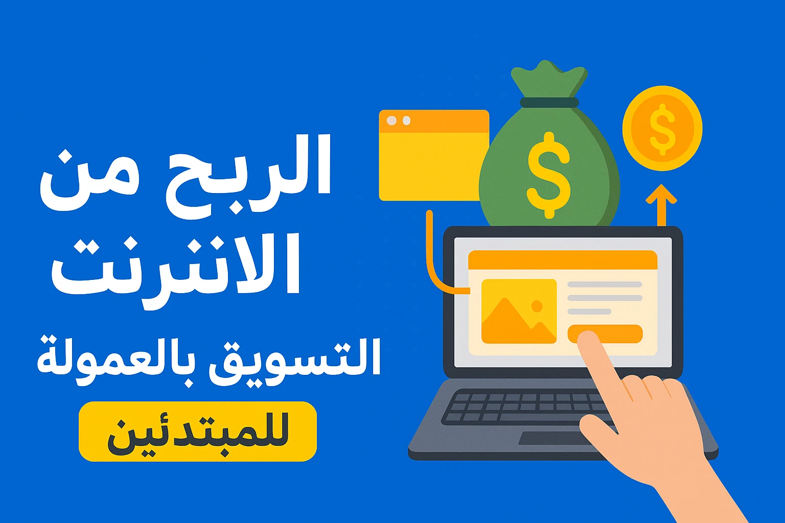 image about الربح من الإنترنت عبر التسويق بالعمولة — دليل مبسط للمبتدئين