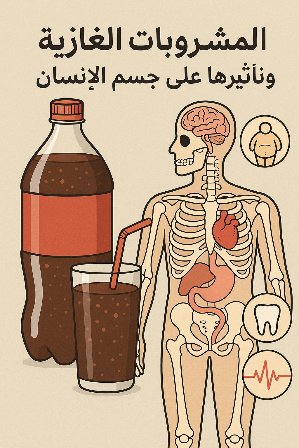 image about المشروبات الغازية وتأثيرها على جسم الإنسان