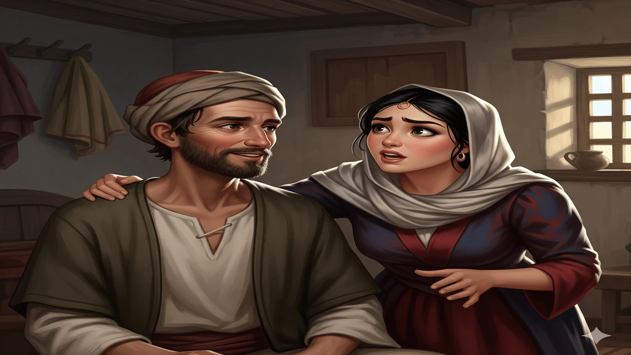 image about قصة الرجل الفقير الذي طردتة زوجتة فقابل ذئب واصبح أغنى رجل في القرية 