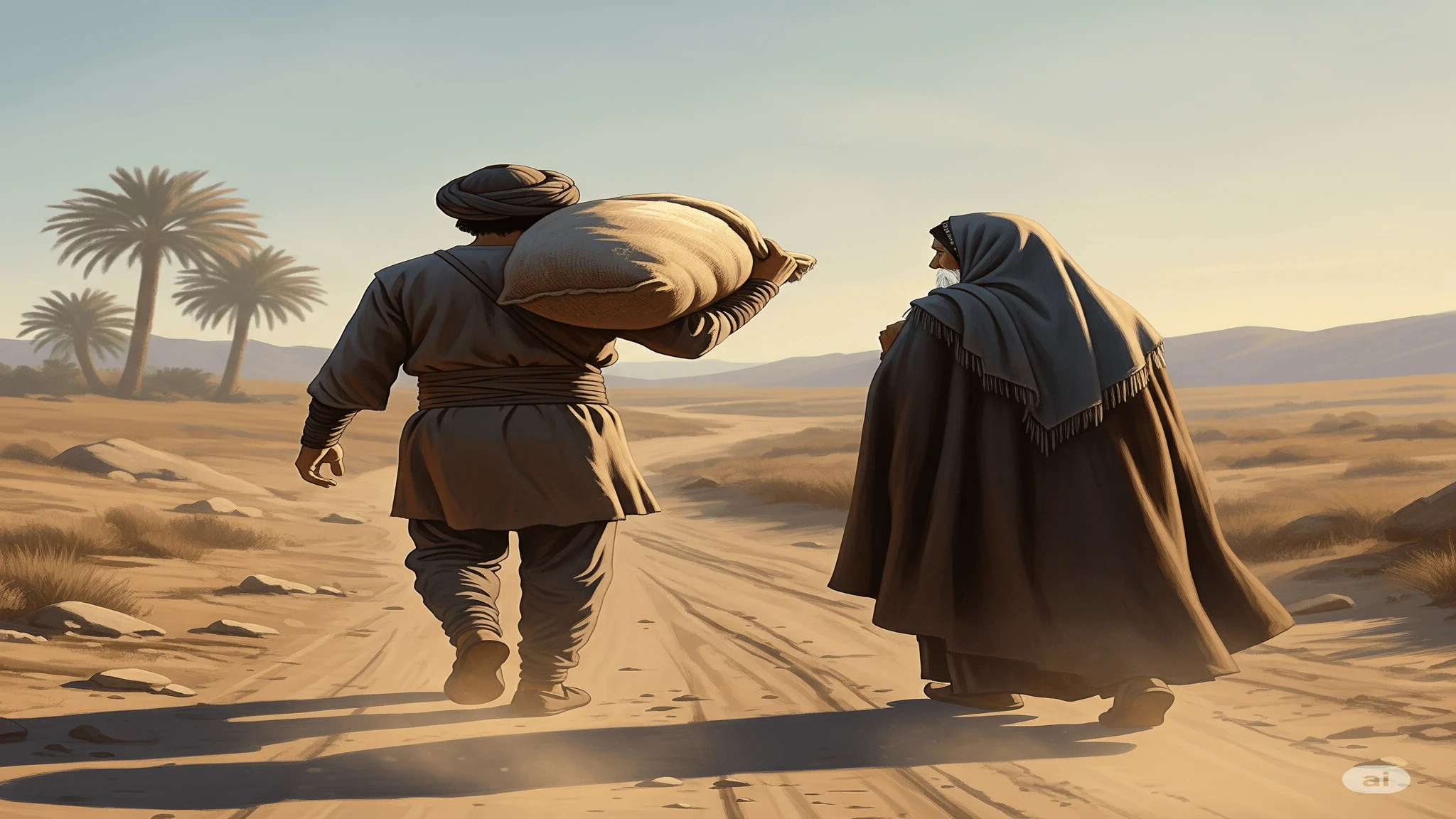 image about قصة الرجل الفقير الذي طردتة زوجتة فقابل ذئب واصبح أغنى رجل في القرية 