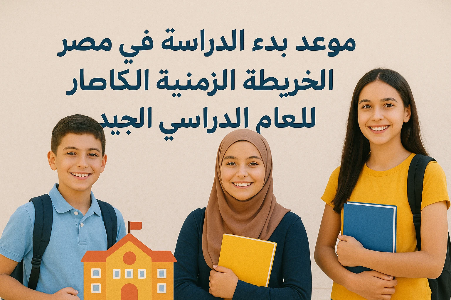 image about موعد بدء الدراسة 2025 في مصر: الخريطة الزمنية الكاملة للعام الدراسي الجديد