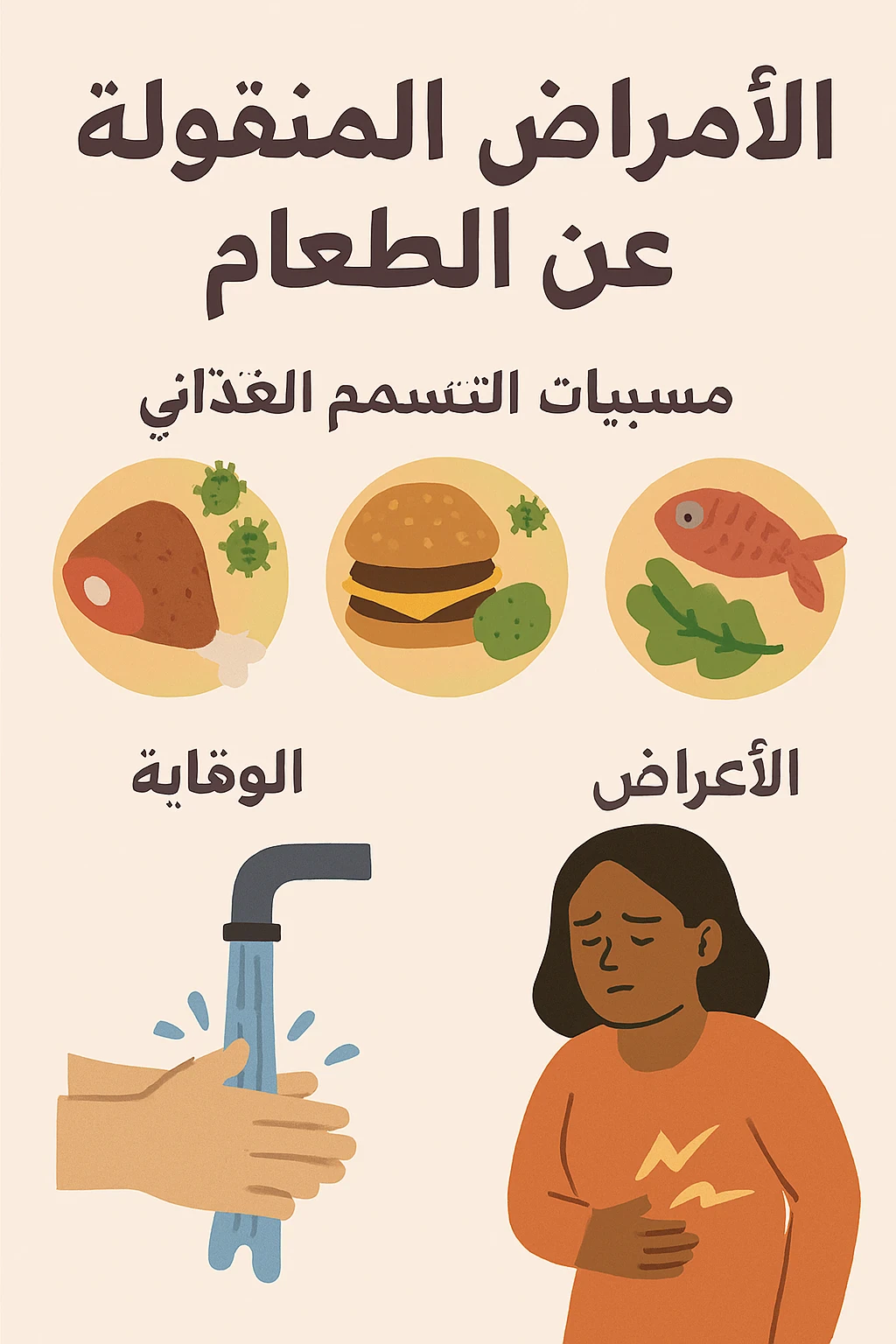 image about الأمراض المنقولة عن طريق الطعام | أسبابها وأعراضها وطرق الوقاية