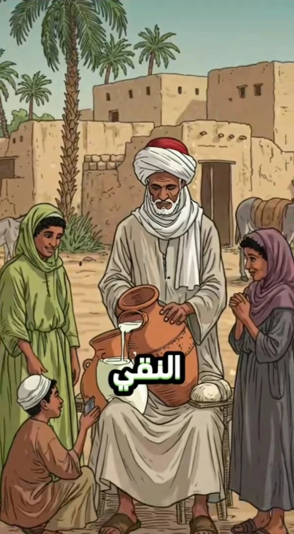 image about بائع الحليب و القرد