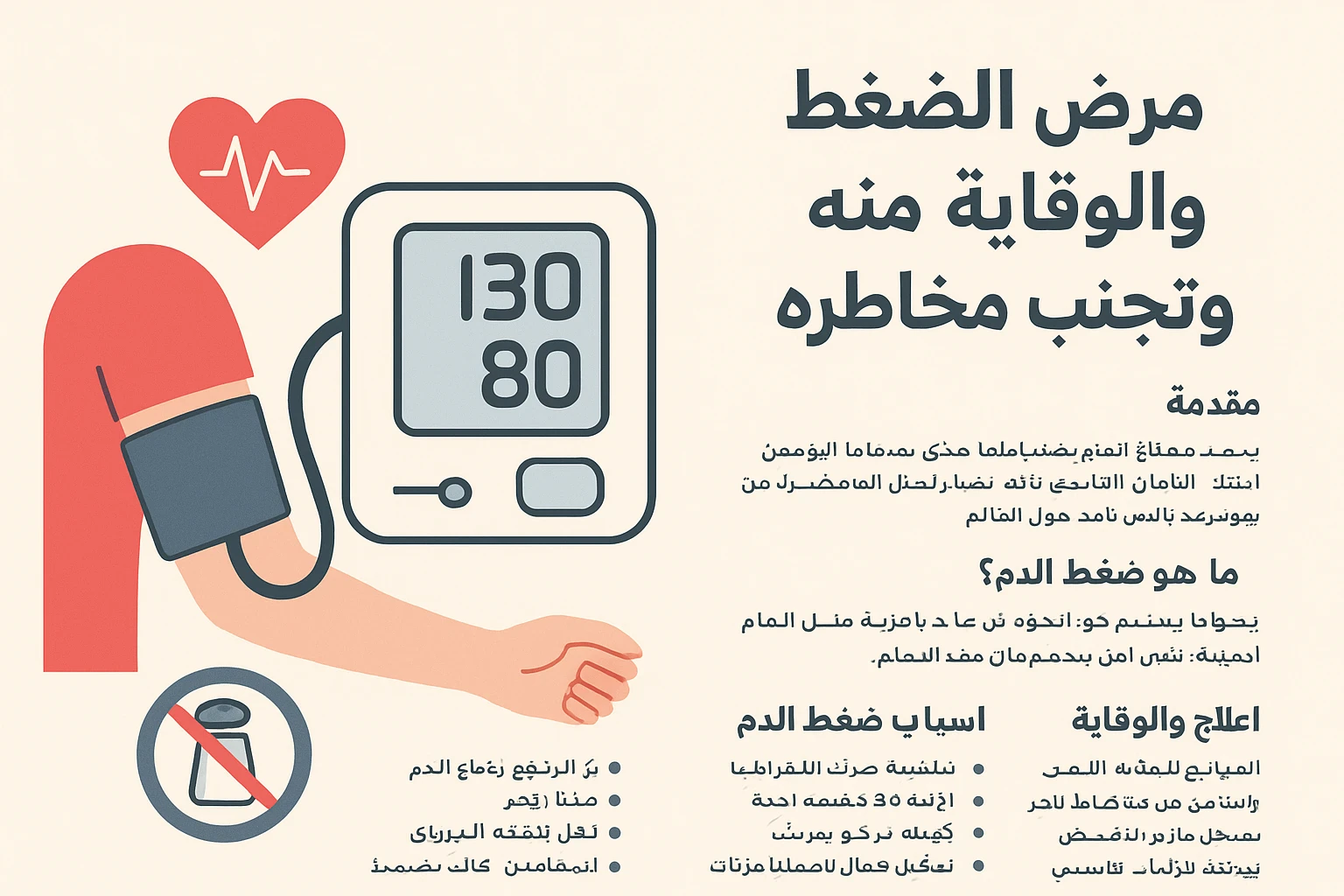 image about مرض الضغط والوقاية منه وتجنب مخاطره