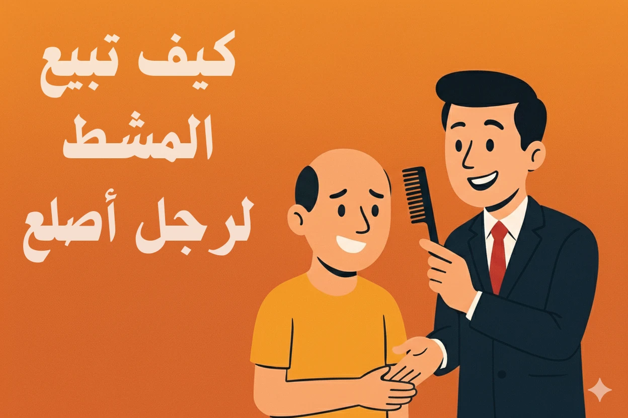 image about كيف تبيع مشطًا لرجل أصلع؟ : الطريقة الصحيحة  للتسويق و المبيعات