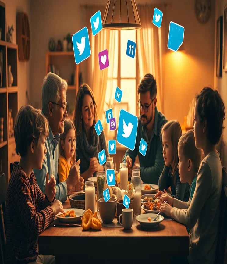 image about دور الأسرة فى تربية الاطفال ورعايتهم فى ظل تحديات السوشيال ميديا