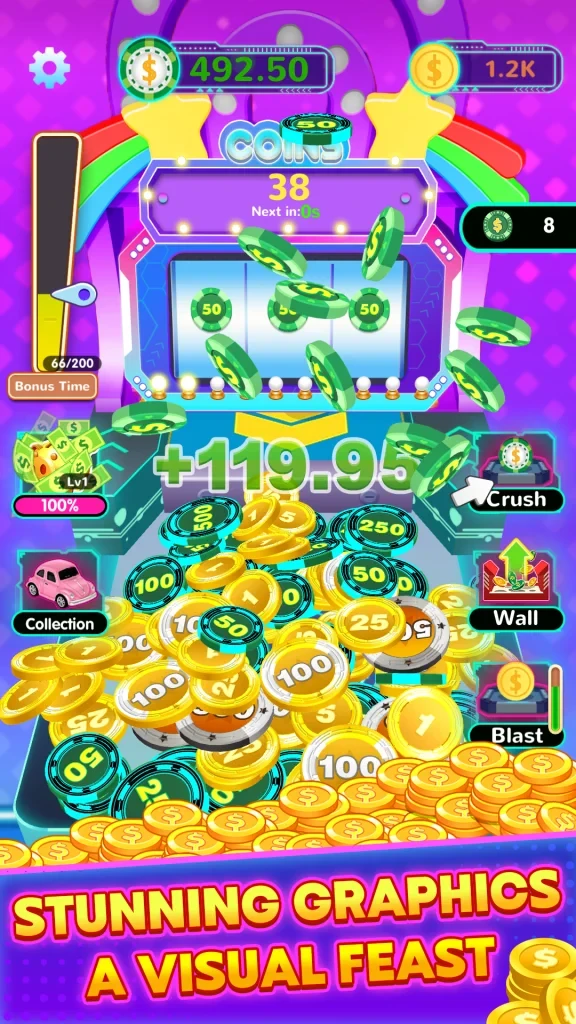 image about الربح من Mega Coin Pusher: هل تدفع المال حقًا أم نصب؟