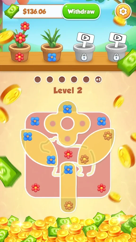 image about هل يمكنك كسب المال من لعبة Bloom Screw؟