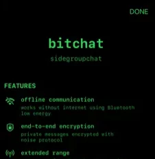 image about تطبيق Bitchat: ثورة في عالم المراسلة اللامركزية