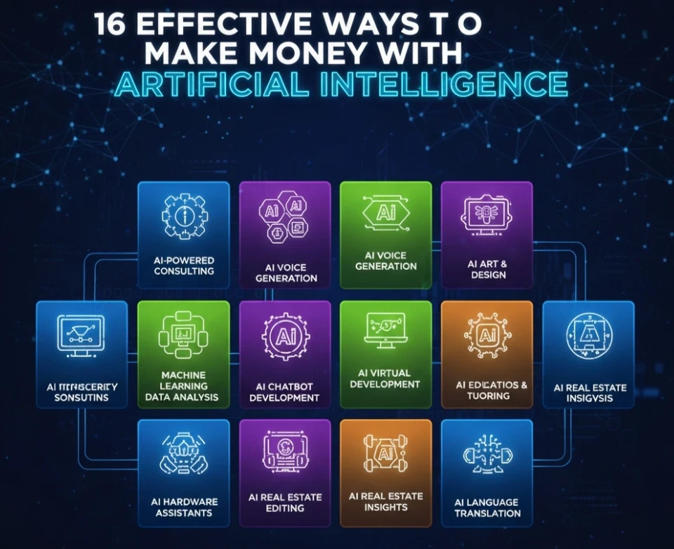 image about 16 Effective Ways to Make Money with Artificial Intelligence