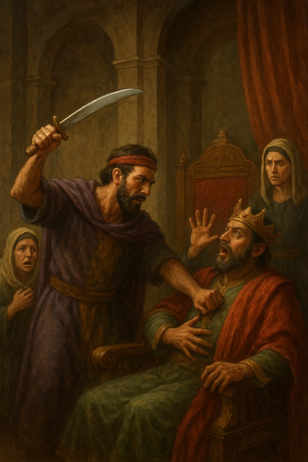 image about قتل ملكا لأجل والدته