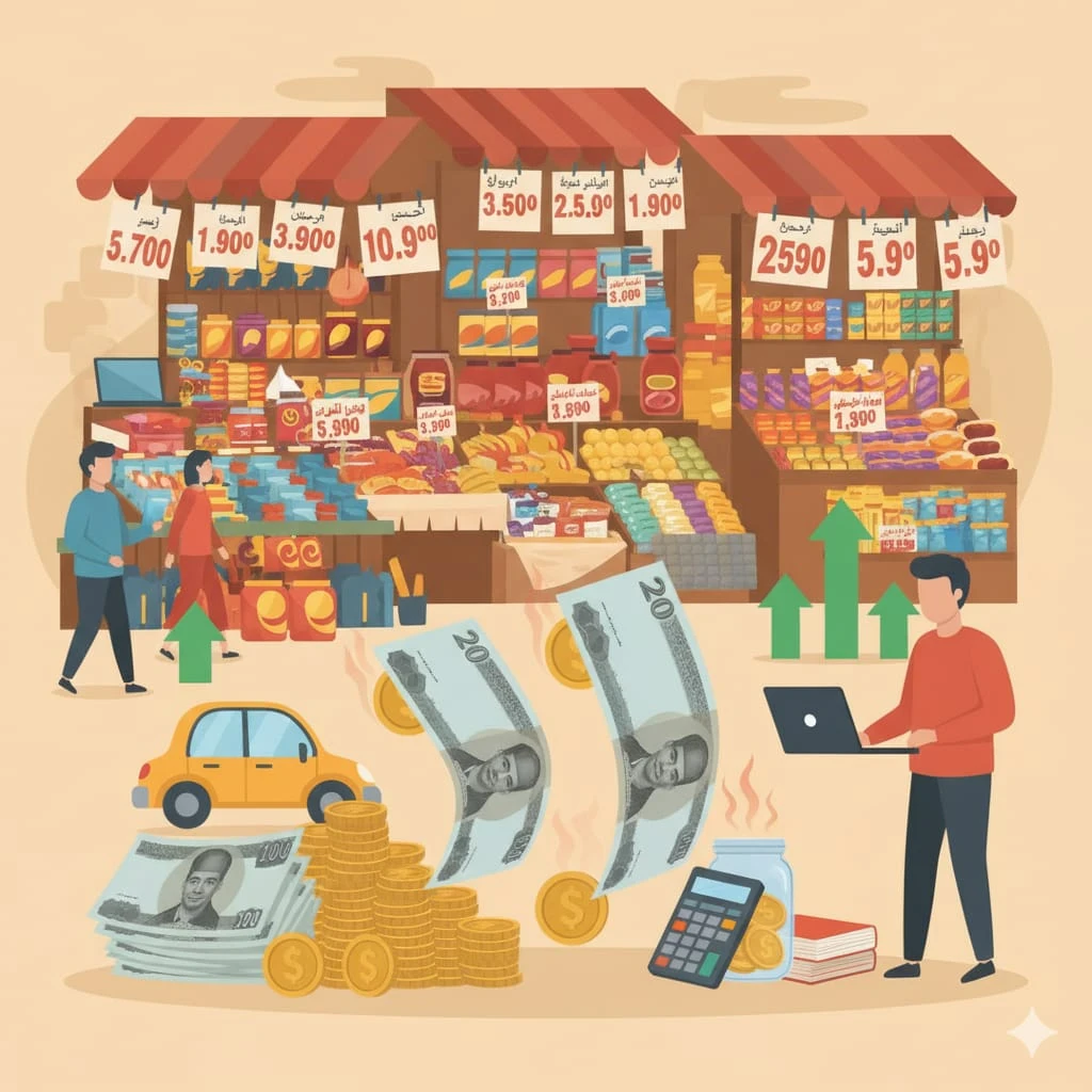 image about # 5 طرق ذكية لمواجهة التضخم وزيادة دخلك في مصر 2025