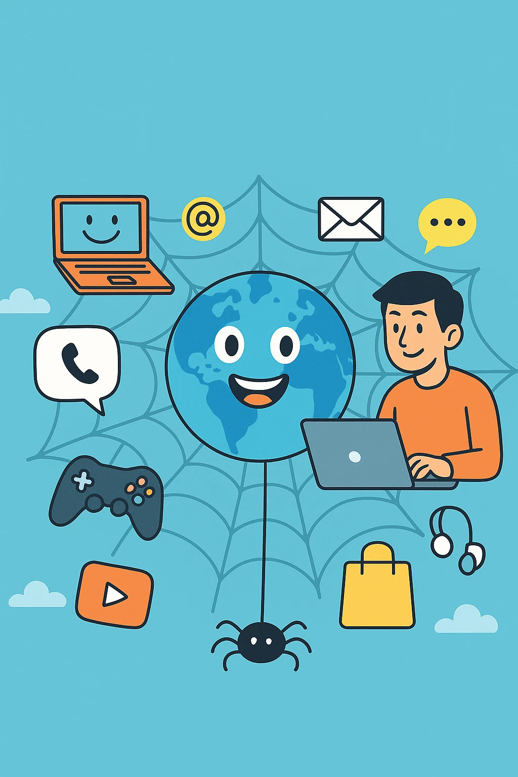 image about الإنترنت.. من شبكة أسلاك إلى نافذة لا حدود لها