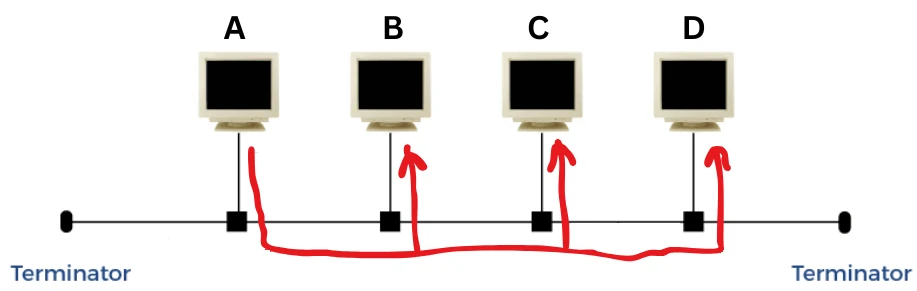 image about أساسيات الشبكات: طرق توصيل الأجهزة في الشبكة (network topologies) - الجزء الأوّل