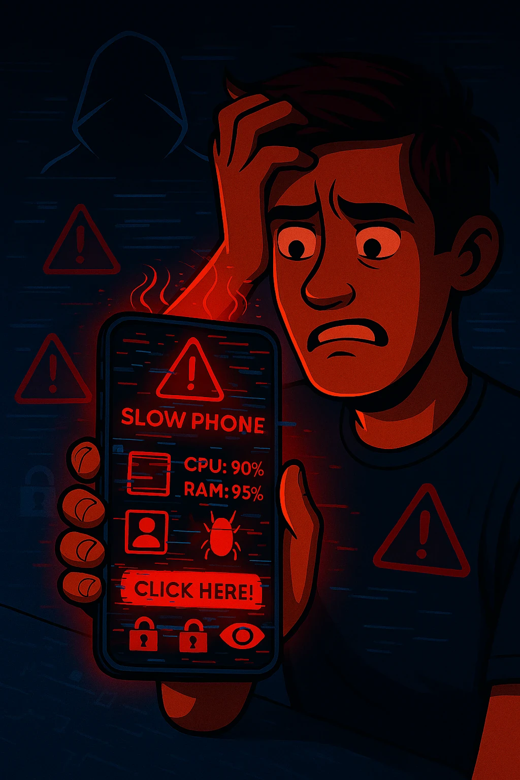 image about 5 علامات تقولك إن موبايلك مخترق وانت مش واخد بالك!