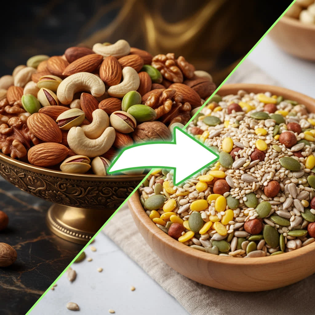 image about بدائل المكسرات الرخيصة: كيف تحصل على كل الفوائد بأقل من ربع الثمن؟