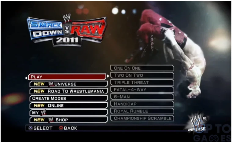 image about تحميل لعبة WWE SmackDown vs Raw 2011 للكمبيوتر من ميديا فاير مجانًا