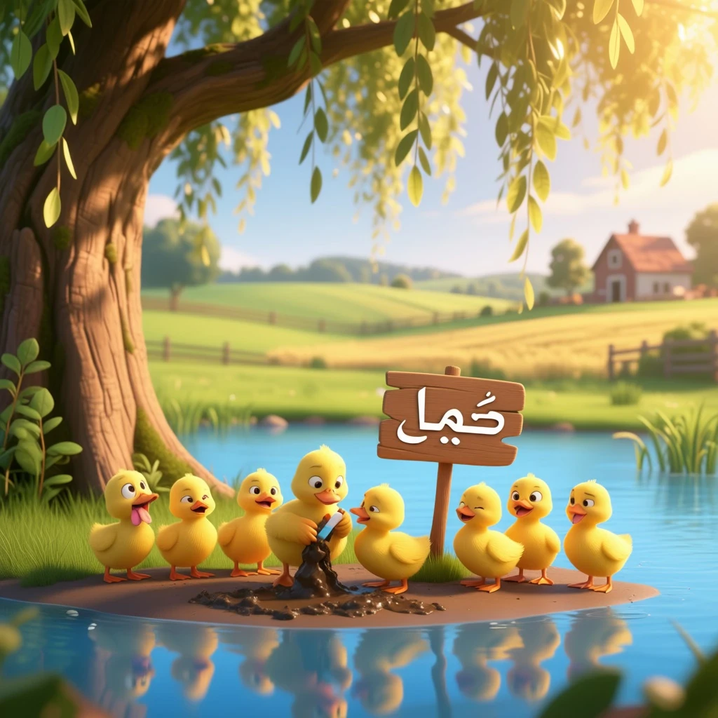 image about البطة الصغيرة والاولاد السبعه