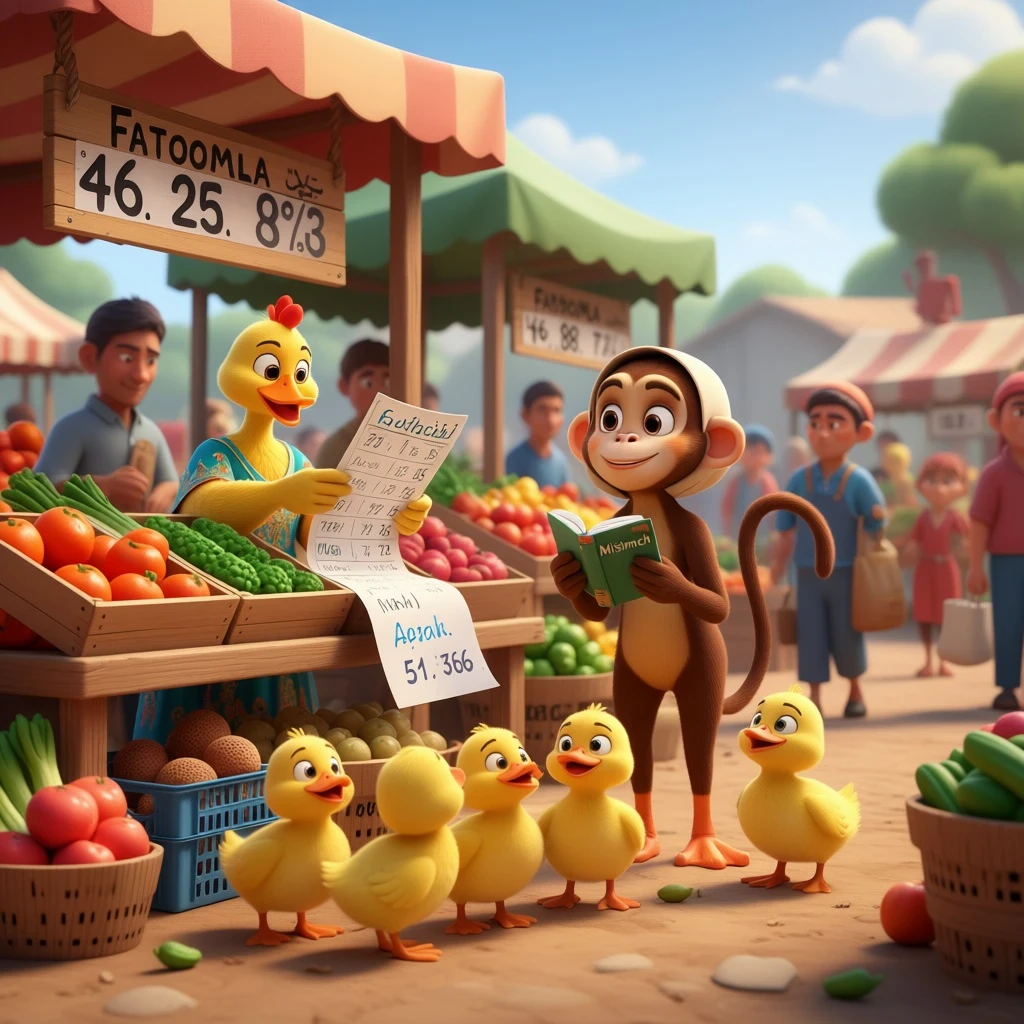 image about البطة الصغيرة والاولاد السبعه