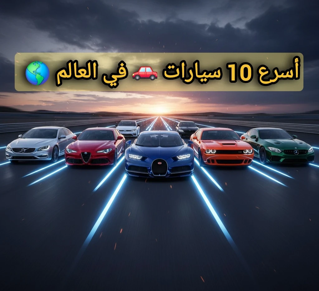 image about أسرع 10 سيارات 🚗 في العالم 🌎