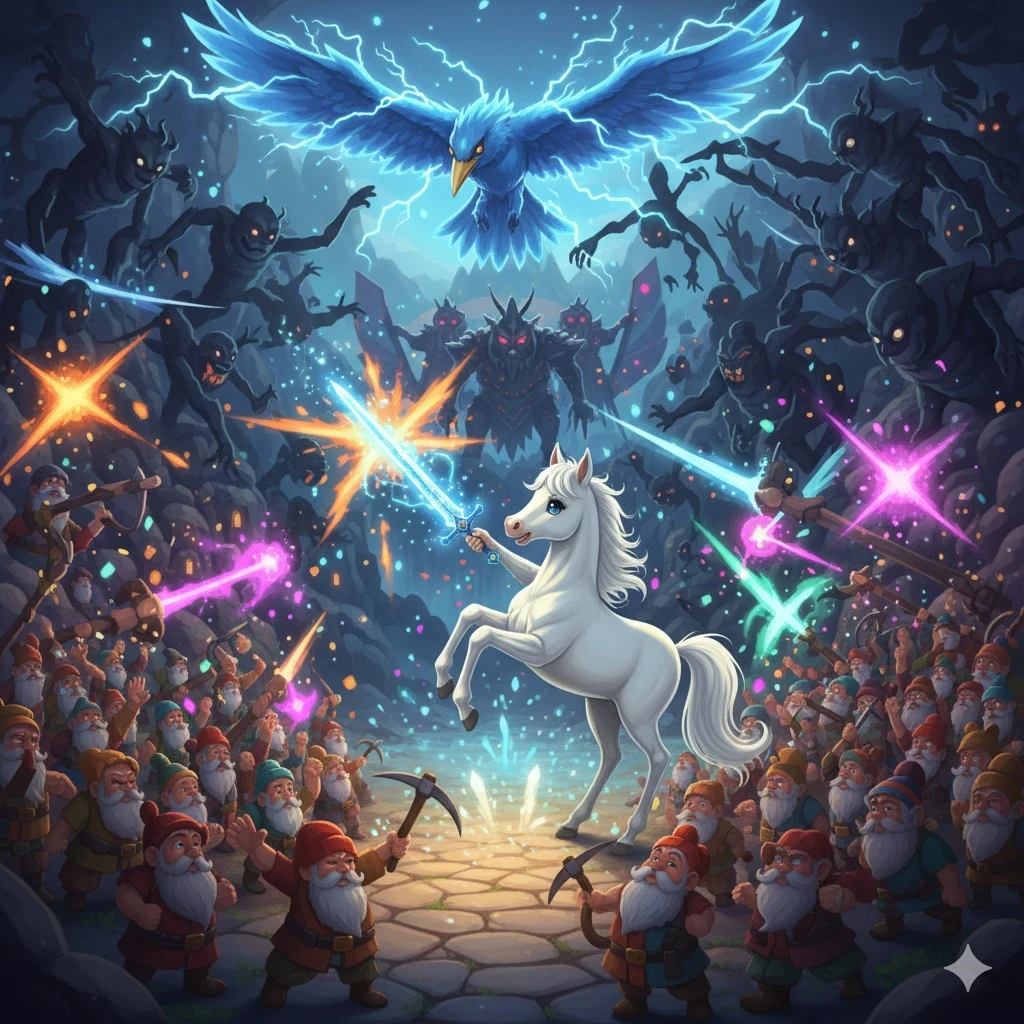 image about الحصان الشجاع والعالم العجيب