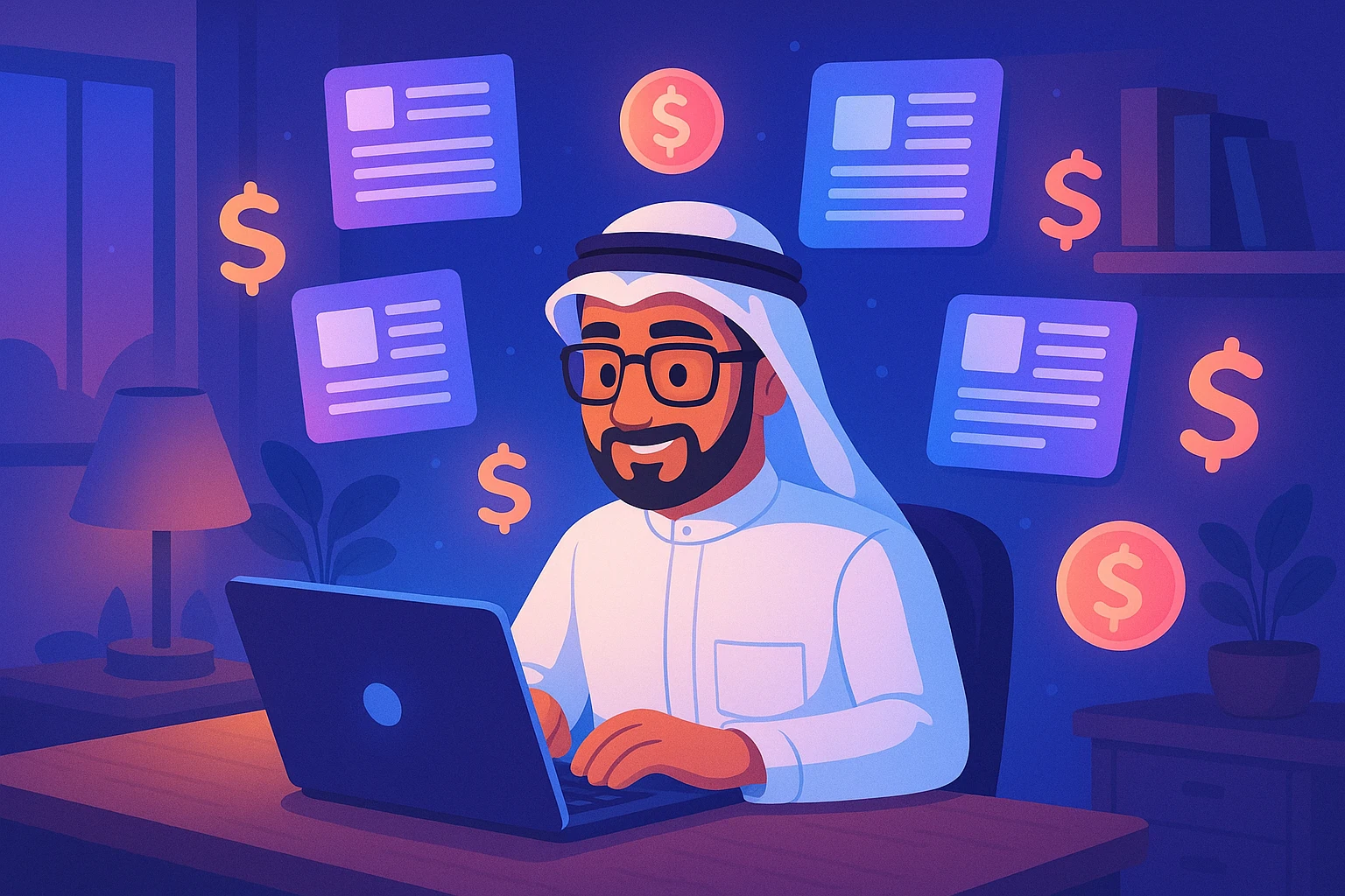 image about دليلك الشامل للربح من الكتابة في منصة أموالي البحرين 2025
