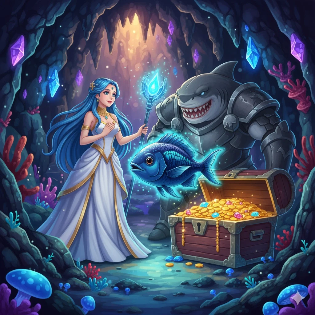 image about  السمكة الزرقاء ومغامرة البحار