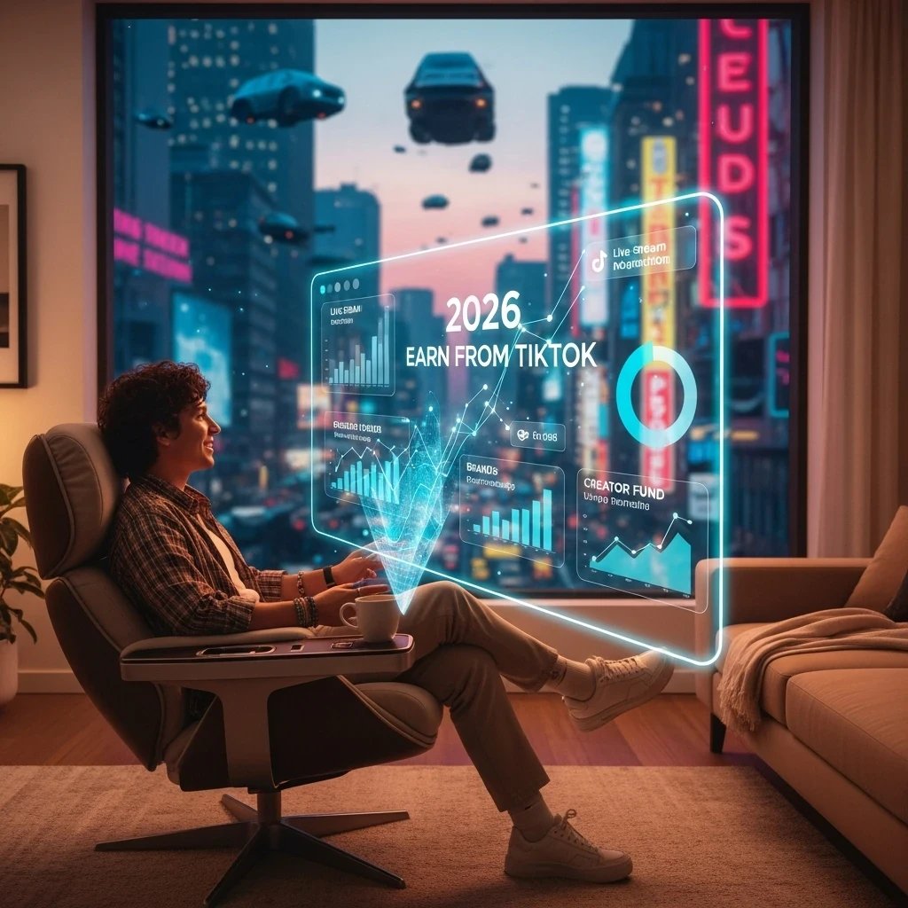 image about الربح من التيك توك فى 2026