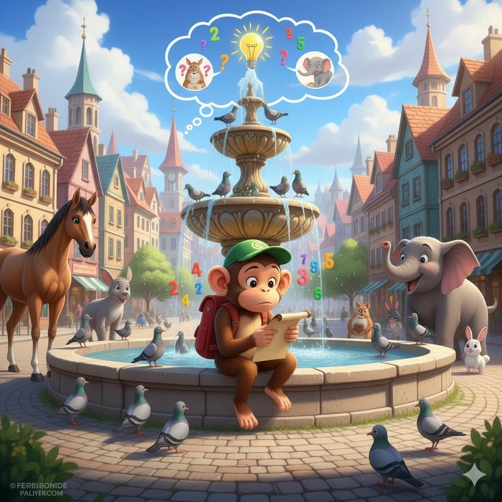 image about القرد الذكي والأرقام السحريه