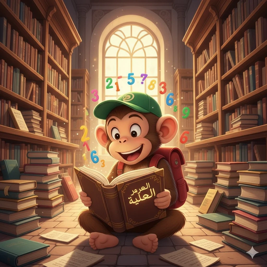 image about القرد الذكي والأرقام السحريه