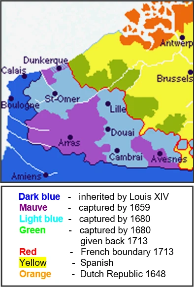image about حرب التحالف الكبير (1688–1697) صراع القوى الأوروبية بين بوربون وهابسبورغ