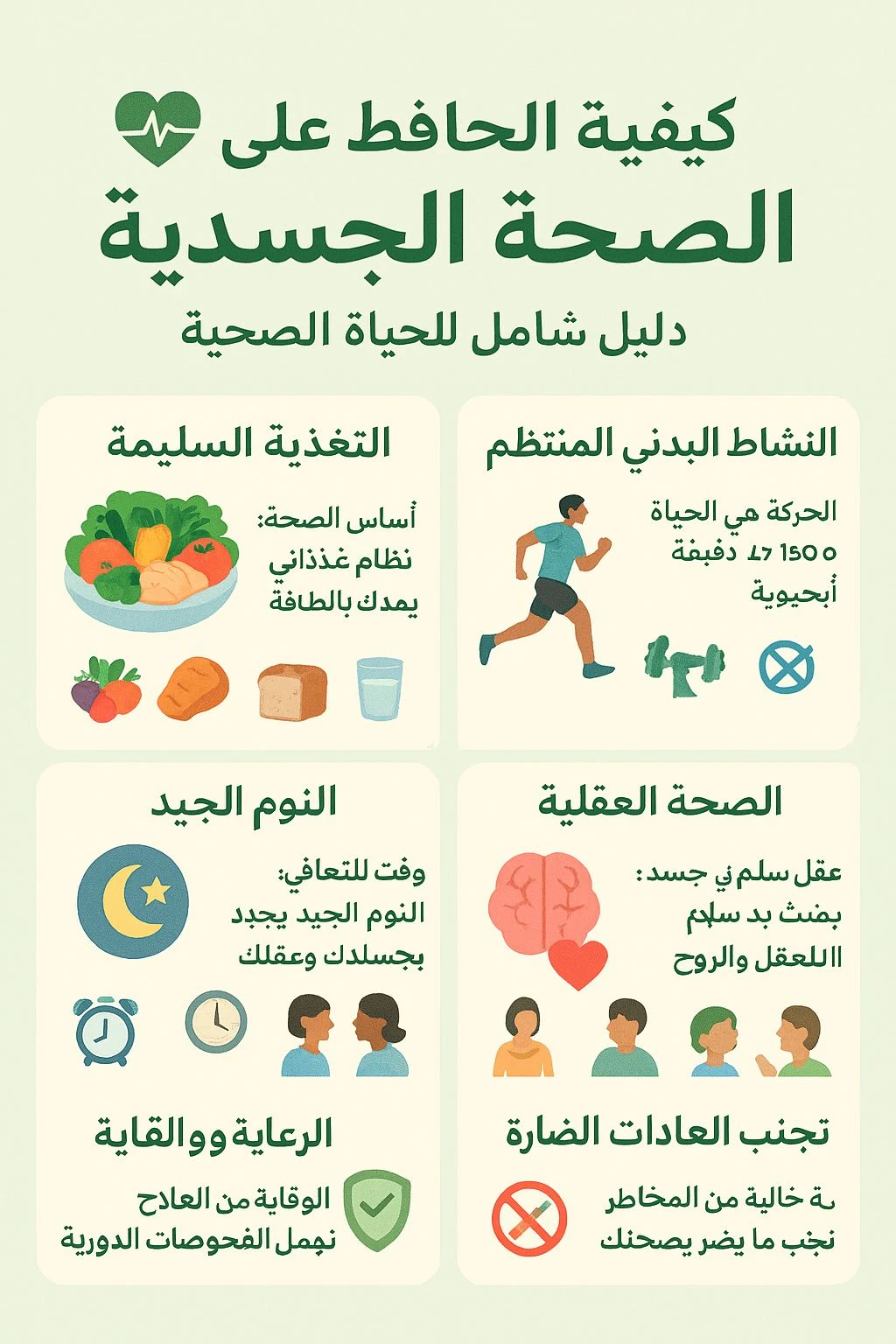 image about كيفية الحفاظ على الصحة الجسدية: دليل شامل للحياة الصحية